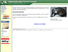 Tablet Screenshot of maferrets.actwin.com